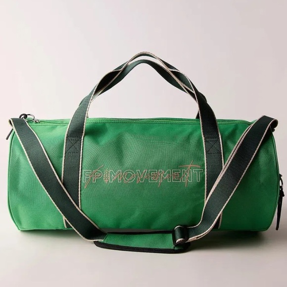 Free People Movement Good Sport Duffle Bag Emerald Green NWT - Picture 1 of 12